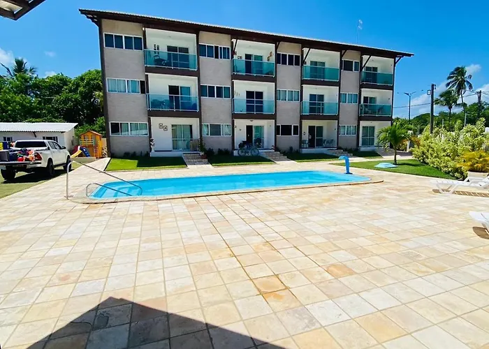 Apartamento encantador térreo em condomínio fechad Pôrto das Galinhas